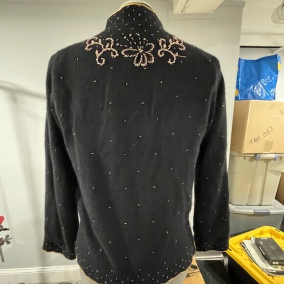 Antique Boutique Original Vintage Beaded Sweater - Rock the 80s! - Picture 12 of 14